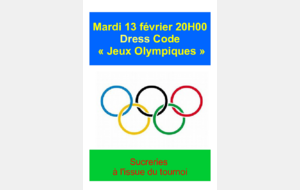 Soirée Dress code mardi 13 février